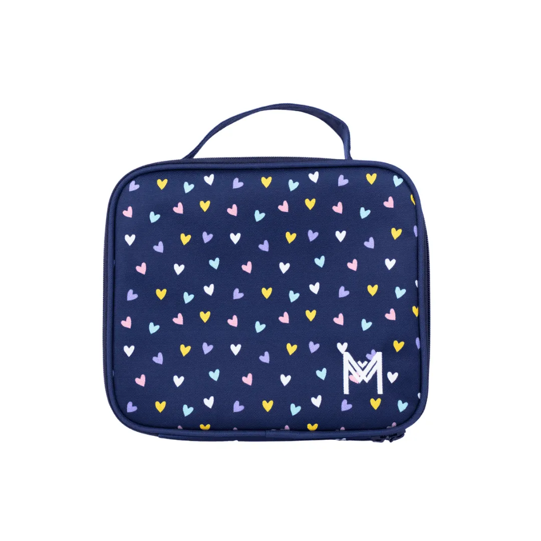 MONTII.CO Medium Insulated Lunch Bag - Hearts