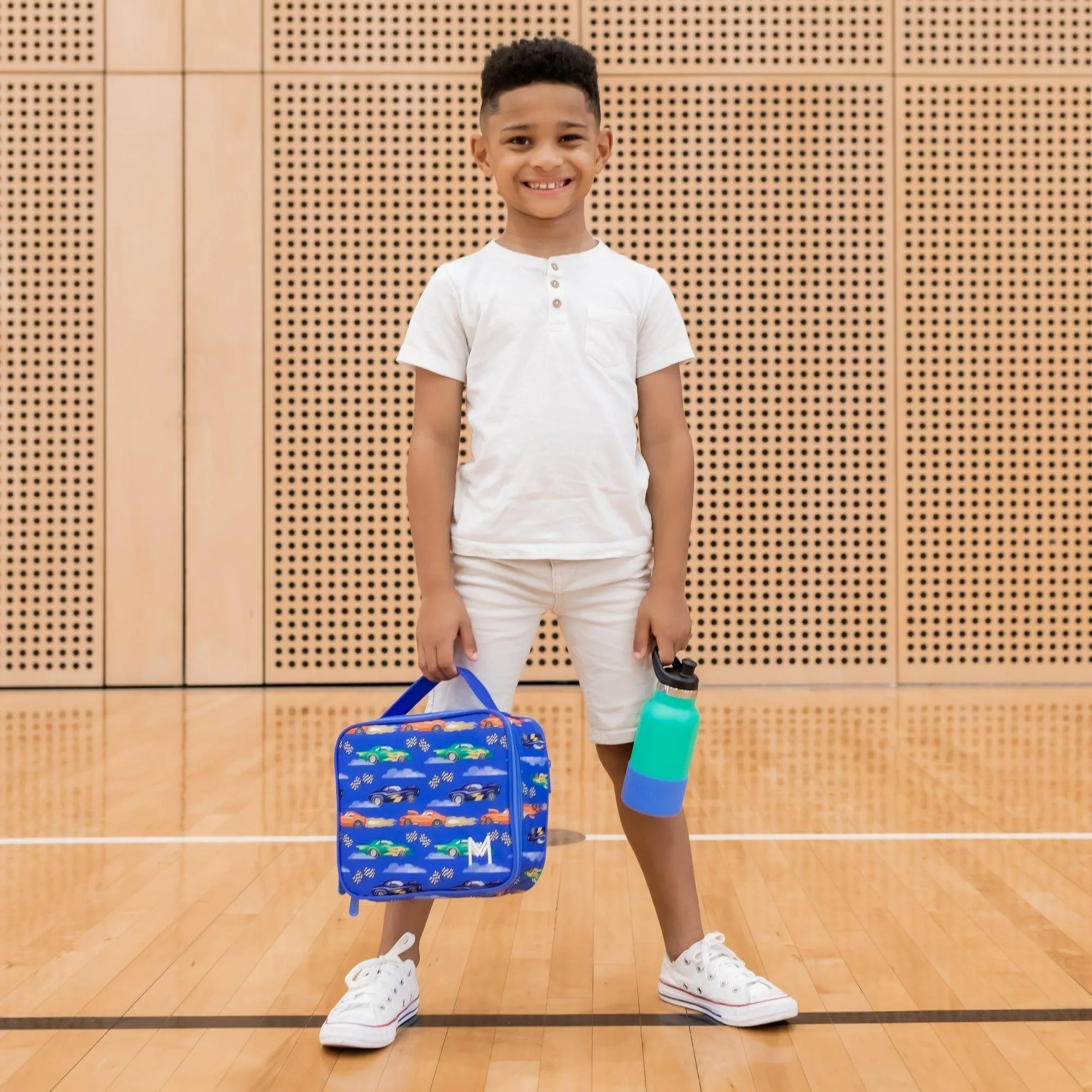 MONTII.CO Medium Insulated Lunch Bag - Speed Racer