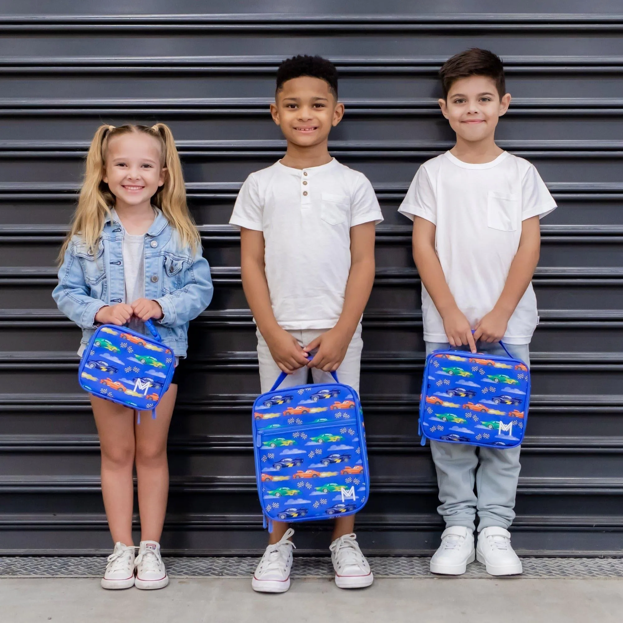 MONTII.CO Medium Insulated Lunch Bag - Speed Racer