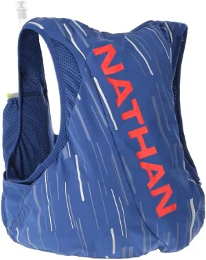 Nathan Men's Pinnacle 12L Hydration Race Vest with 4L Hydration Pack. Two 20oz Hydration Soft Flask, Water-Resistant Pockets, Lightweight & Moisture Wicking