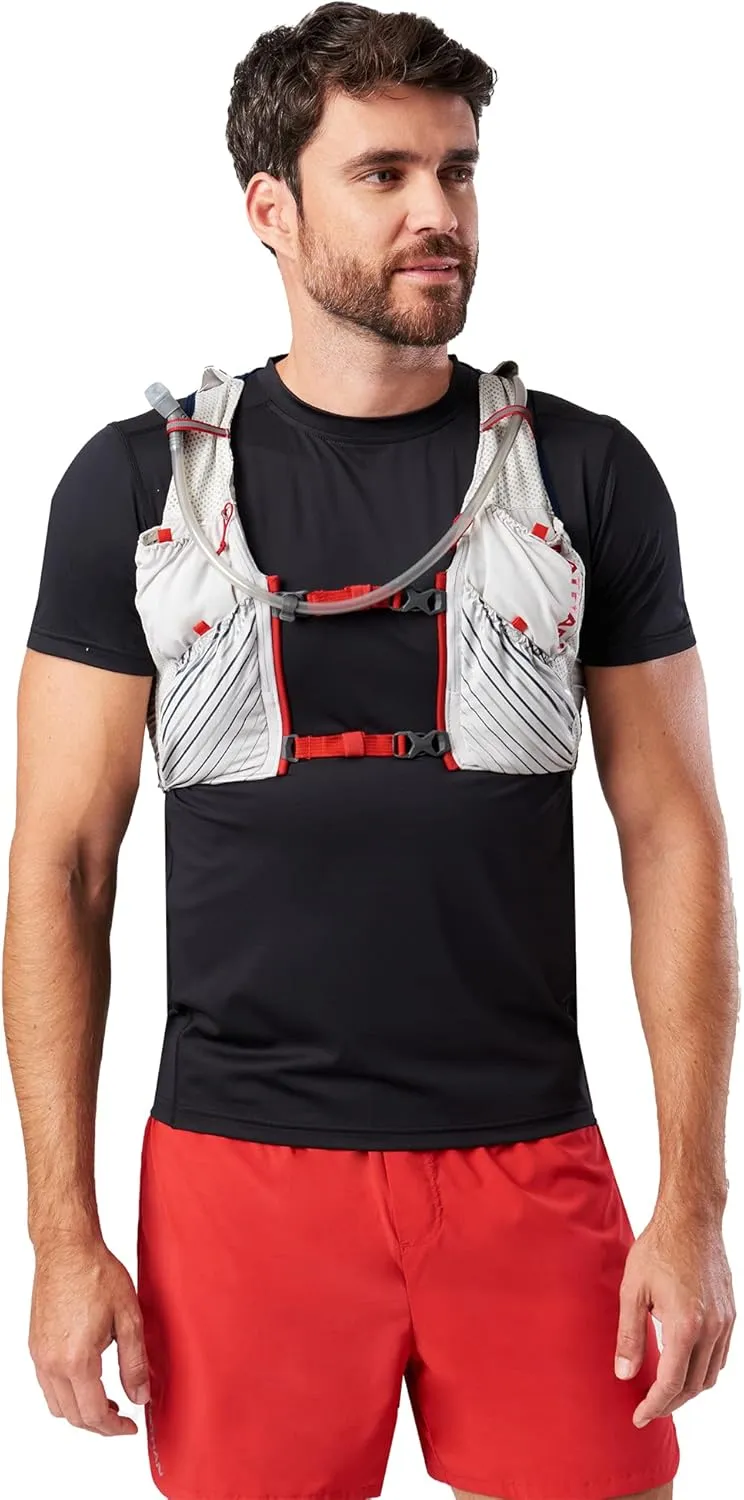 Nathan Pinnacle Race Vest 12L Hydration Pack, 1.6L Water Bladder, Running Vest, Water-Resistant Pockets, Lightweight & Moisture Wicking