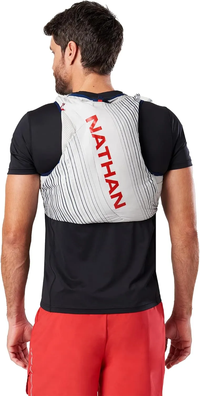 Nathan Pinnacle Race Vest 12L Hydration Pack, 1.6L Water Bladder, Running Vest, Water-Resistant Pockets, Lightweight & Moisture Wicking