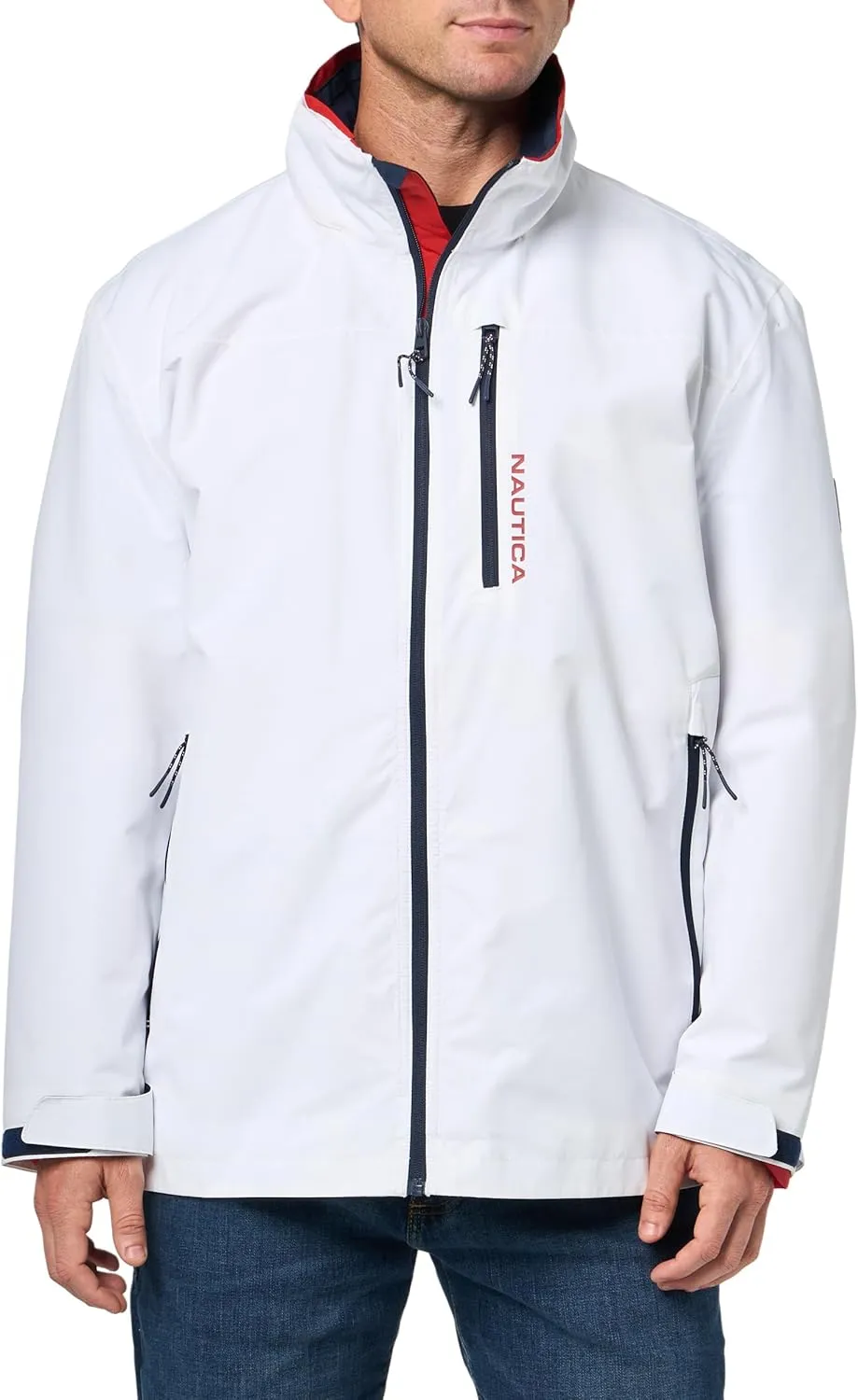 Nautica Men's Jacket – Waterproof & Windproof, Breathable, Coastal Sailing and Boating Adventures