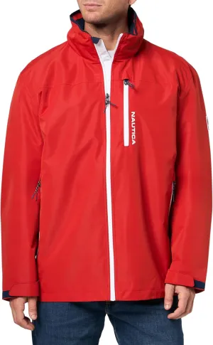 Nautica Men's Jacket – Waterproof & Windproof, Breathable, Coastal Sailing and Boating Adventures