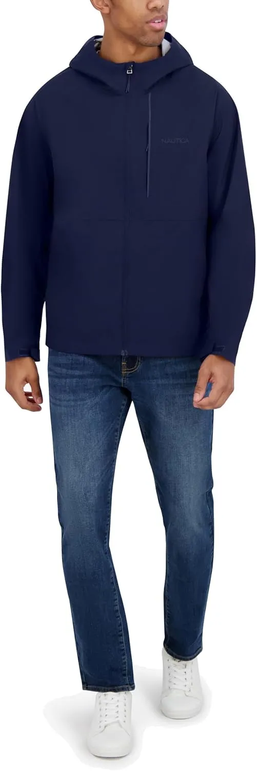 Nautica Men's Jacket – Waterproof & Windproof, Breathable, Coastal Sailing and Boating Adventures