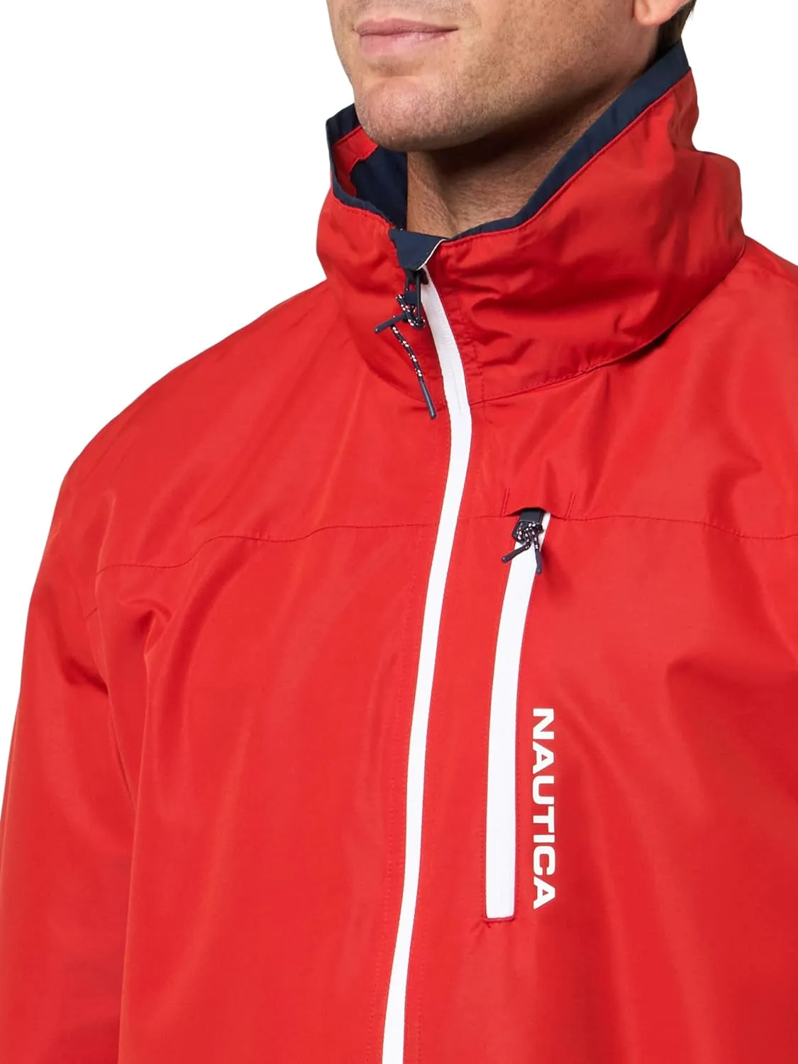 Nautica Men's Jacket – Waterproof & Windproof, Breathable, Coastal Sailing and Boating Adventures