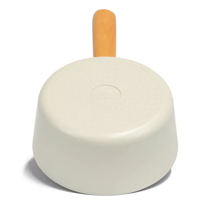 Neoflam Fika 18cm Saucepan Induction with silicone Rim Glass Lid 1.8L