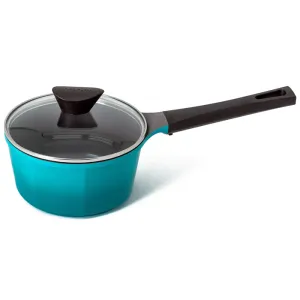 Neoflam Venn 18cm Sauce Pan 2.0L Turquoise Induction with Glass lid
