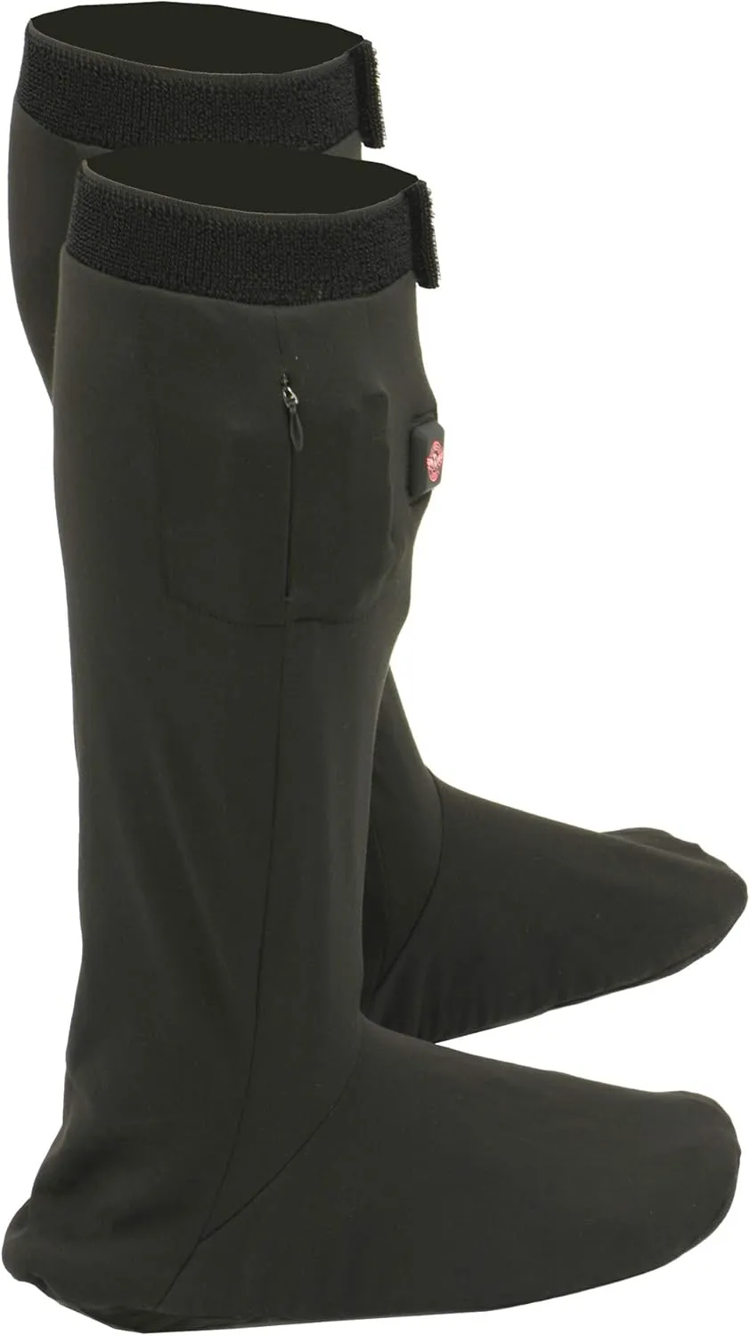 Nexgen Heat MP7905 Men's Black Heated Winter Sock for Ski, Riding - Top and Bottom Heating Elements w/Battery - Large