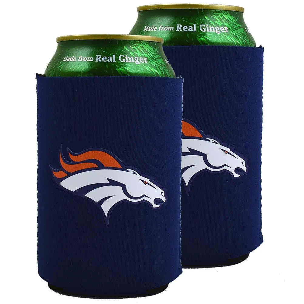 NFL Denver Broncos Neoprene Can Sleeve (Set of 2)