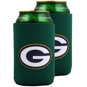 NFL Green Bay Packers Neoprene Can Sleeve (Set of 2)