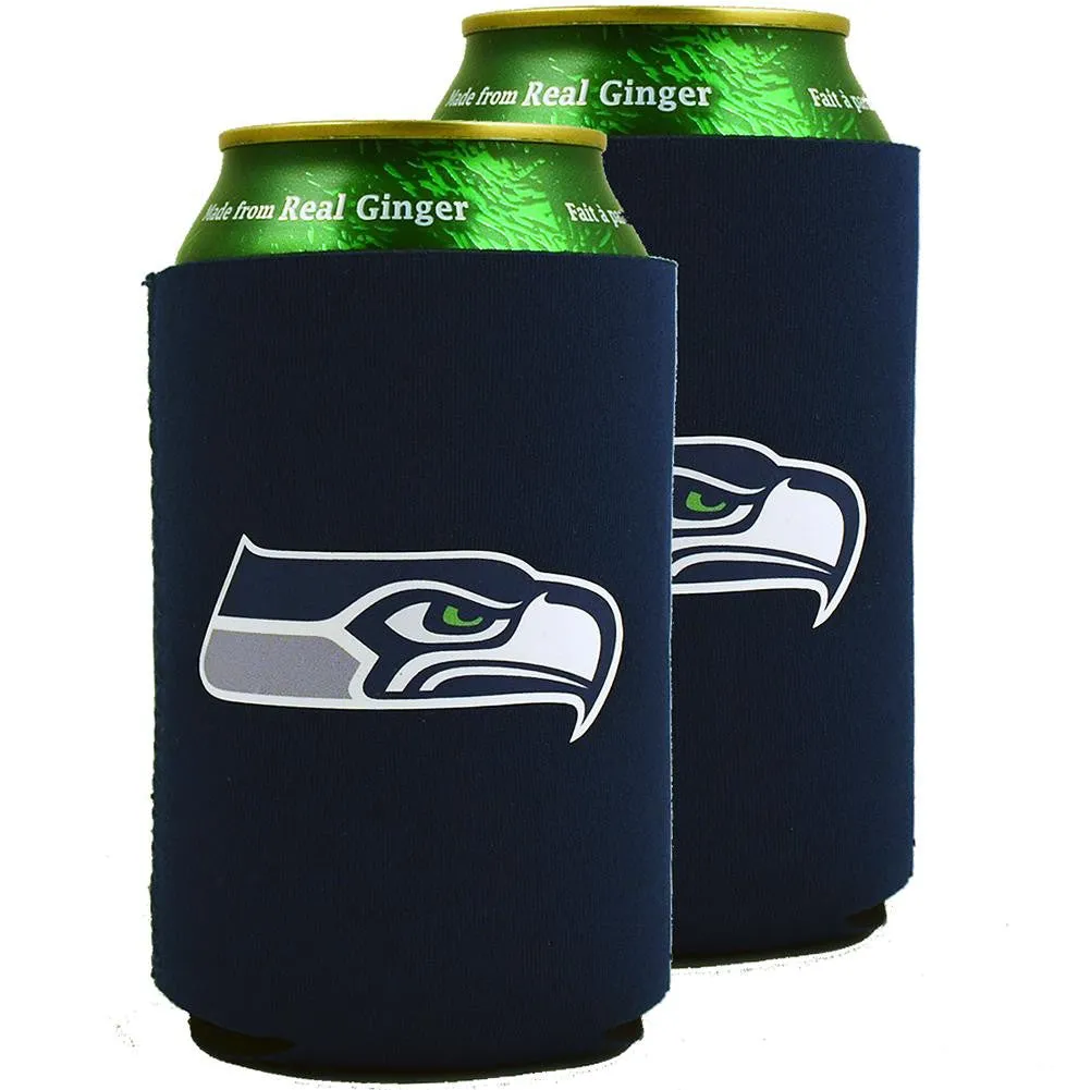 NFL Seattle Seahawks Neoprene Can Sleeve (Set of 2)