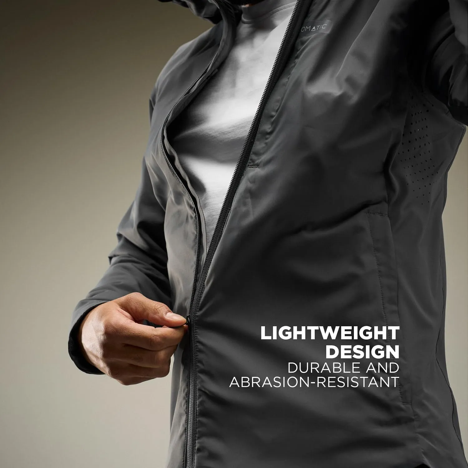 NOMATIC Outset Jacket - Hoodie: Ultimate Mens Lightweight Travel Jacket, Water & Stain Resistant, Breathable, Insulated