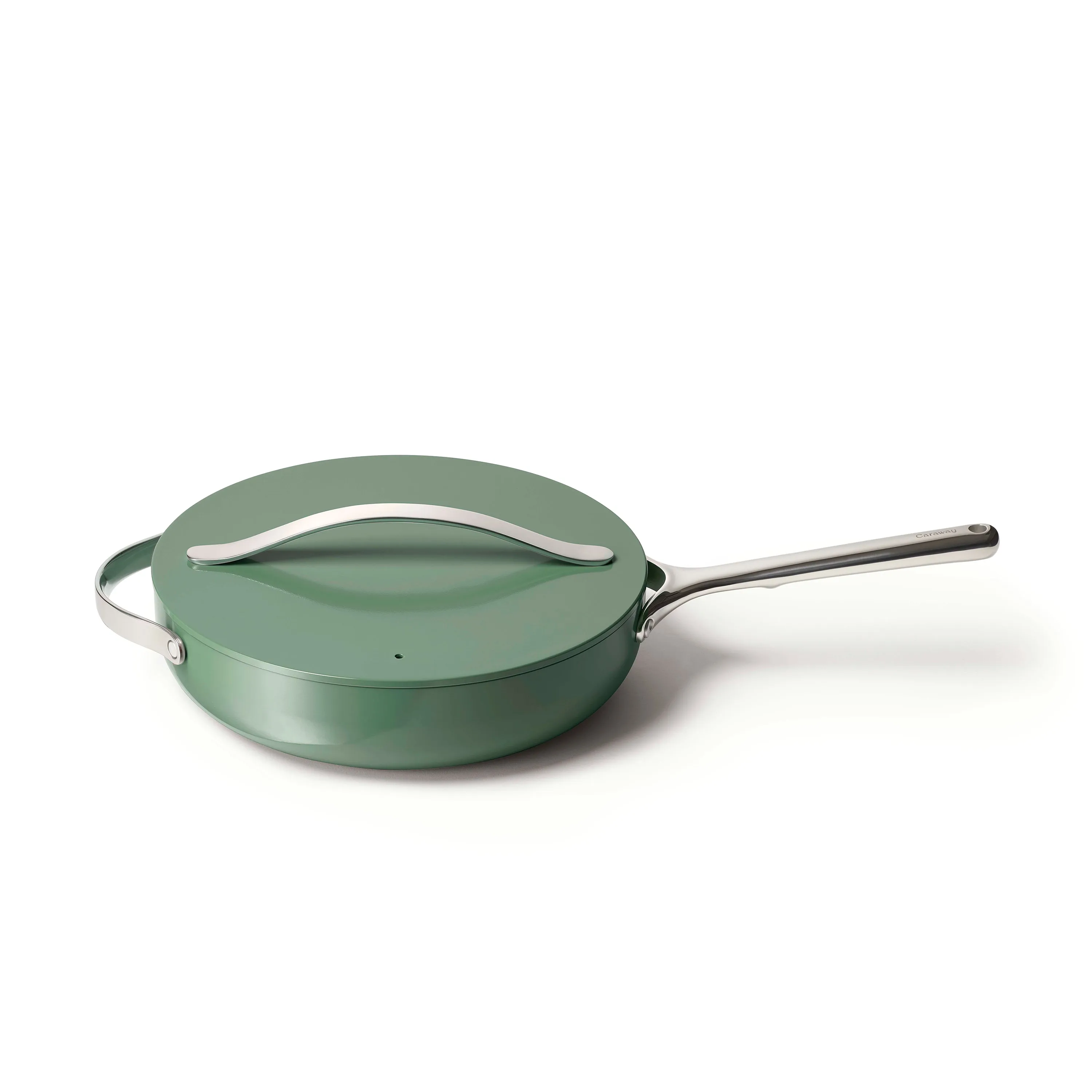Nonstick Ceramic Sauté Pan with Lid, 4.5 qt