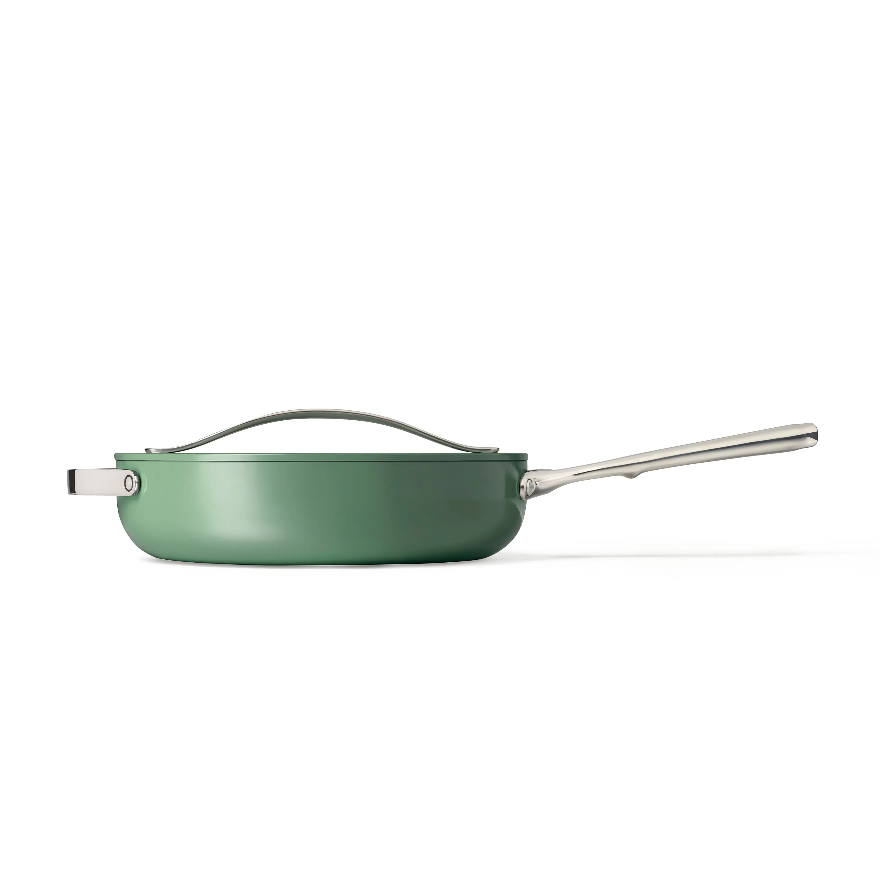 Nonstick Ceramic Sauté Pan with Lid, 4.5 qt