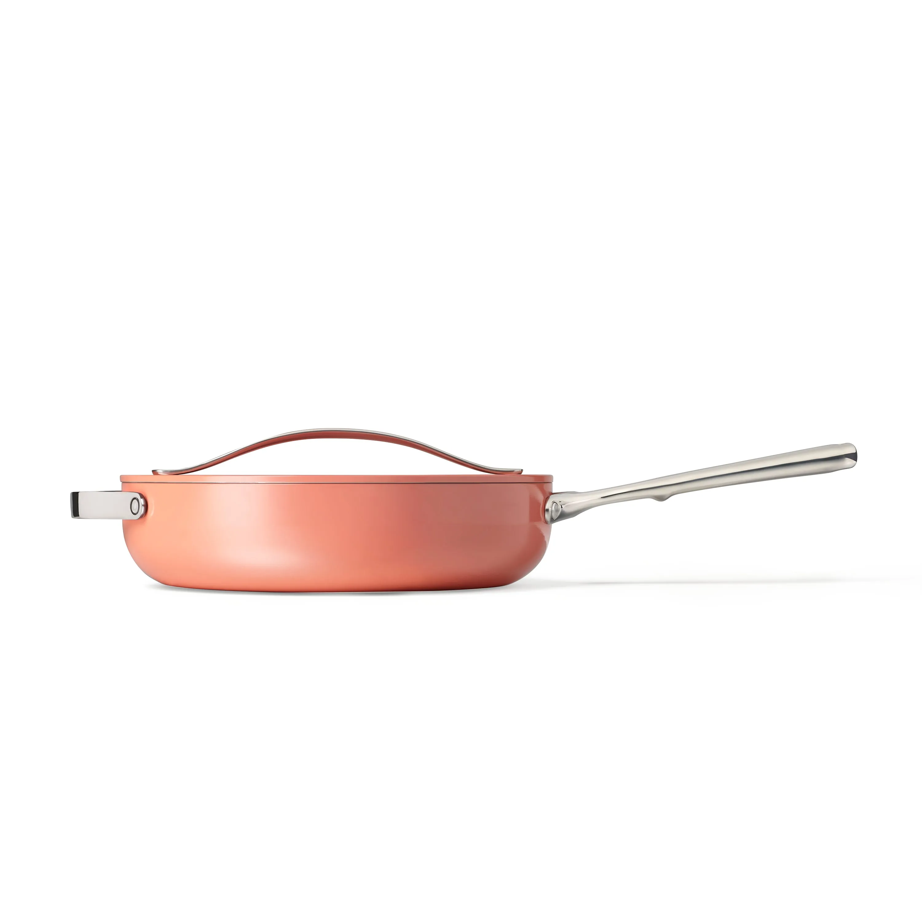 Nonstick Ceramic Sauté Pan with Lid, 4.5 qt