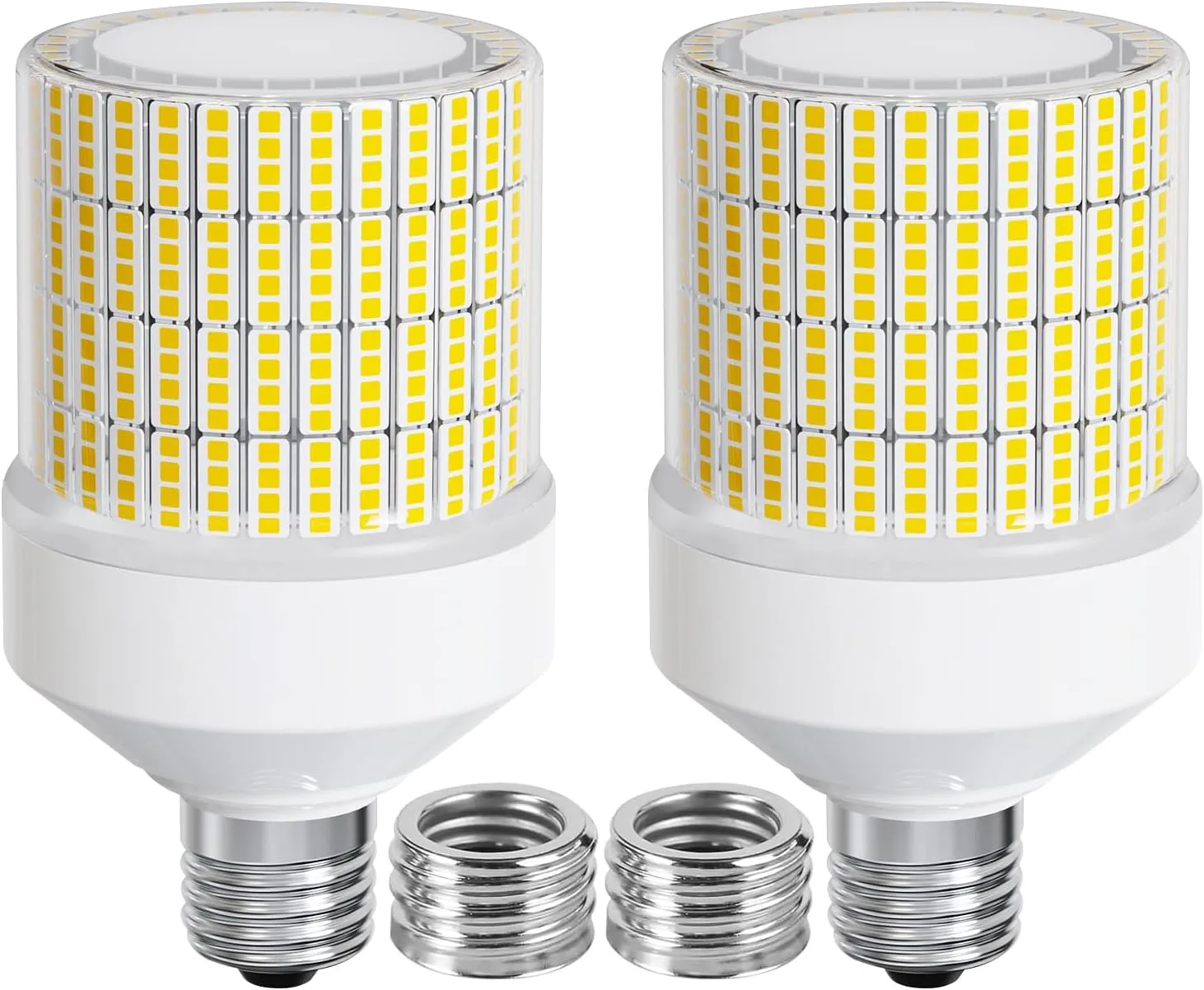 NS 700W Equivalent Led Corn Light Bulb 2 Pack 10500 Lumens 5000K Daylight White Lamp E26/E39 Medium Mogul Base 70W Large Area Lighting for Outdoor Indoor Garage Warehouse High Bay Lights