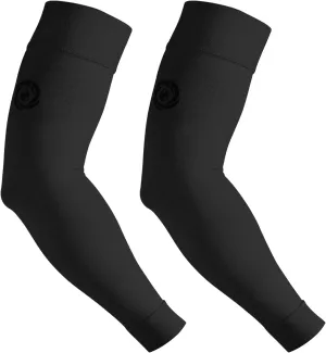 NURCOM® Medical Compression Arm Sleeve for Men Women, 2 Pack, 20-30mmHg with Silicone Band for Lymphedema, Lipedema, Pain Relief, Edema, Swelling, Post Surgery Recovery, Black 2XL