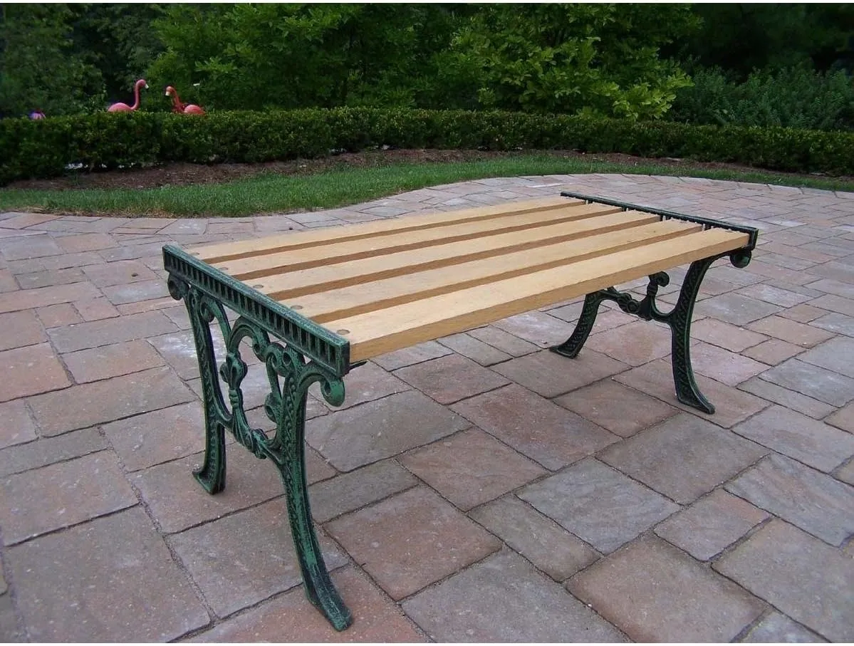 Oakland Living Wooden Coffee Table, 37 by 15-Inch, Verdi Green