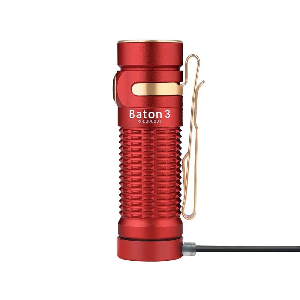 Olight Baton 3 Rechargeable EDC Flashlight