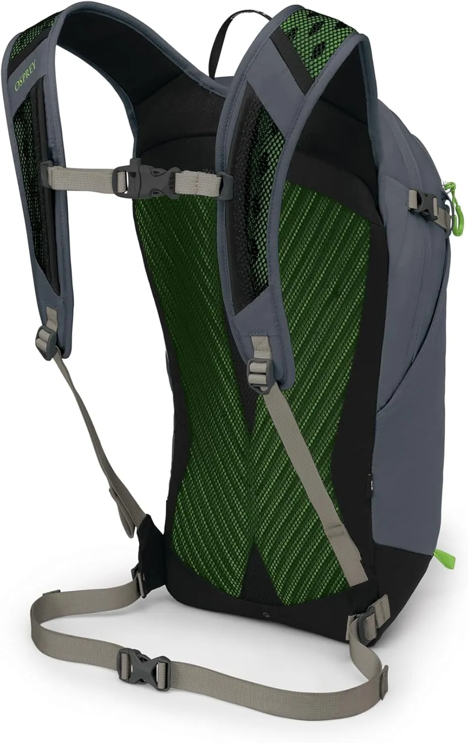 Osprey Sportlite 15L Unisex Lightweight Hiking Backpack, Tungsten/Grey Wolf