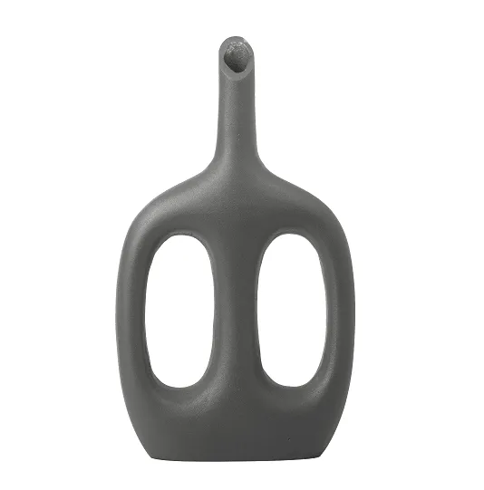 Otilia Grey Textured Vase