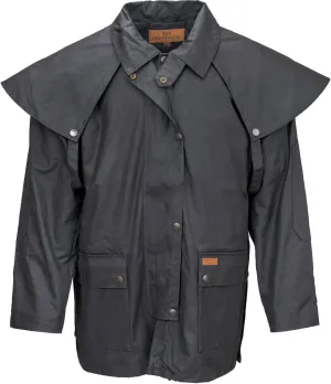 Outback Trading Company Men's 5020 Bush Ranger Waterproof Breathable Long Sleeve Oilskin Cotton Western Duster Jacket