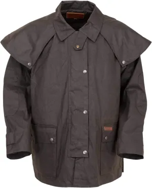 Outback Trading Company Men's 5020 Bush Ranger Waterproof Breathable Long Sleeve Oilskin Cotton Western Duster Jacket