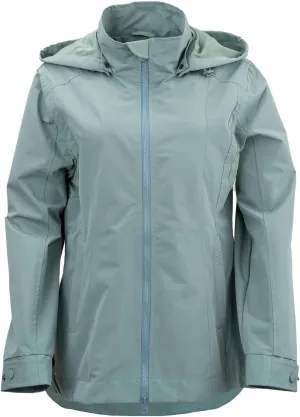 Outback Trading Company Women's Hattie Lightweight Water-Resistant Breathable Casual Outdoor Rain Jacket w/Detachable Hood