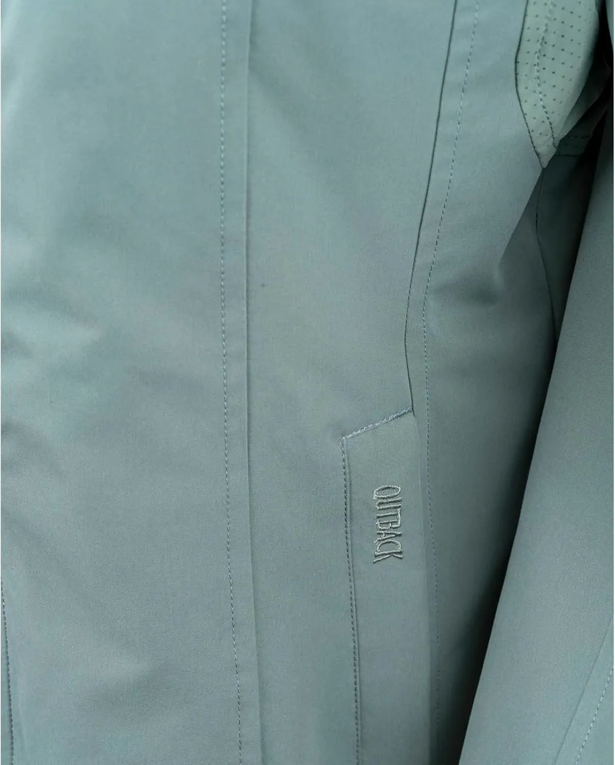Outback Trading Company Women's Hattie Lightweight Water-Resistant Breathable Casual Outdoor Rain Jacket w/Detachable Hood