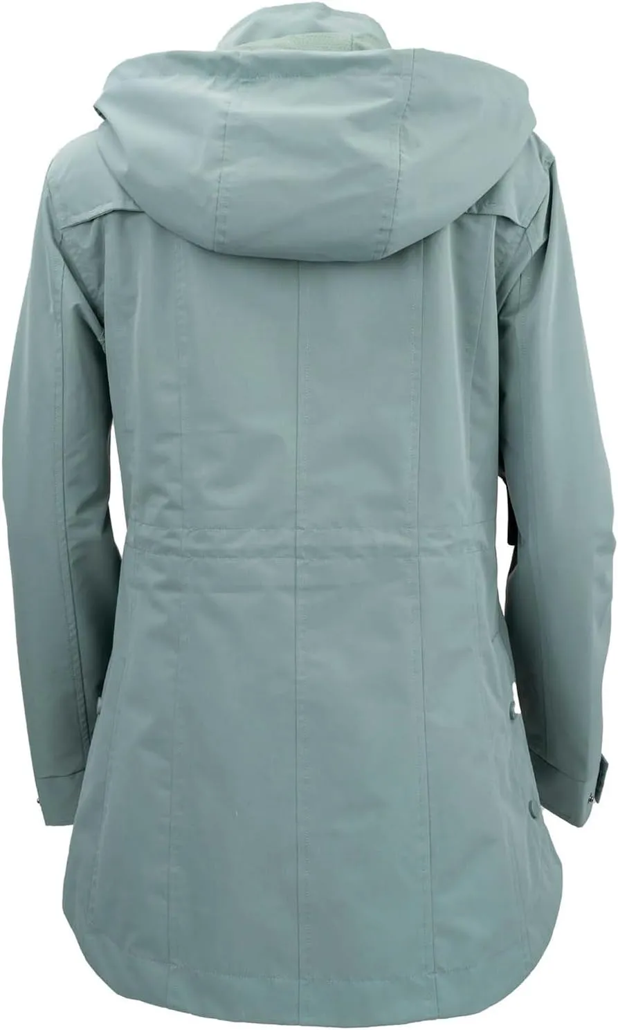 Outback Trading Company Women's Hattie Lightweight Water-Resistant Breathable Casual Outdoor Rain Jacket w/Detachable Hood