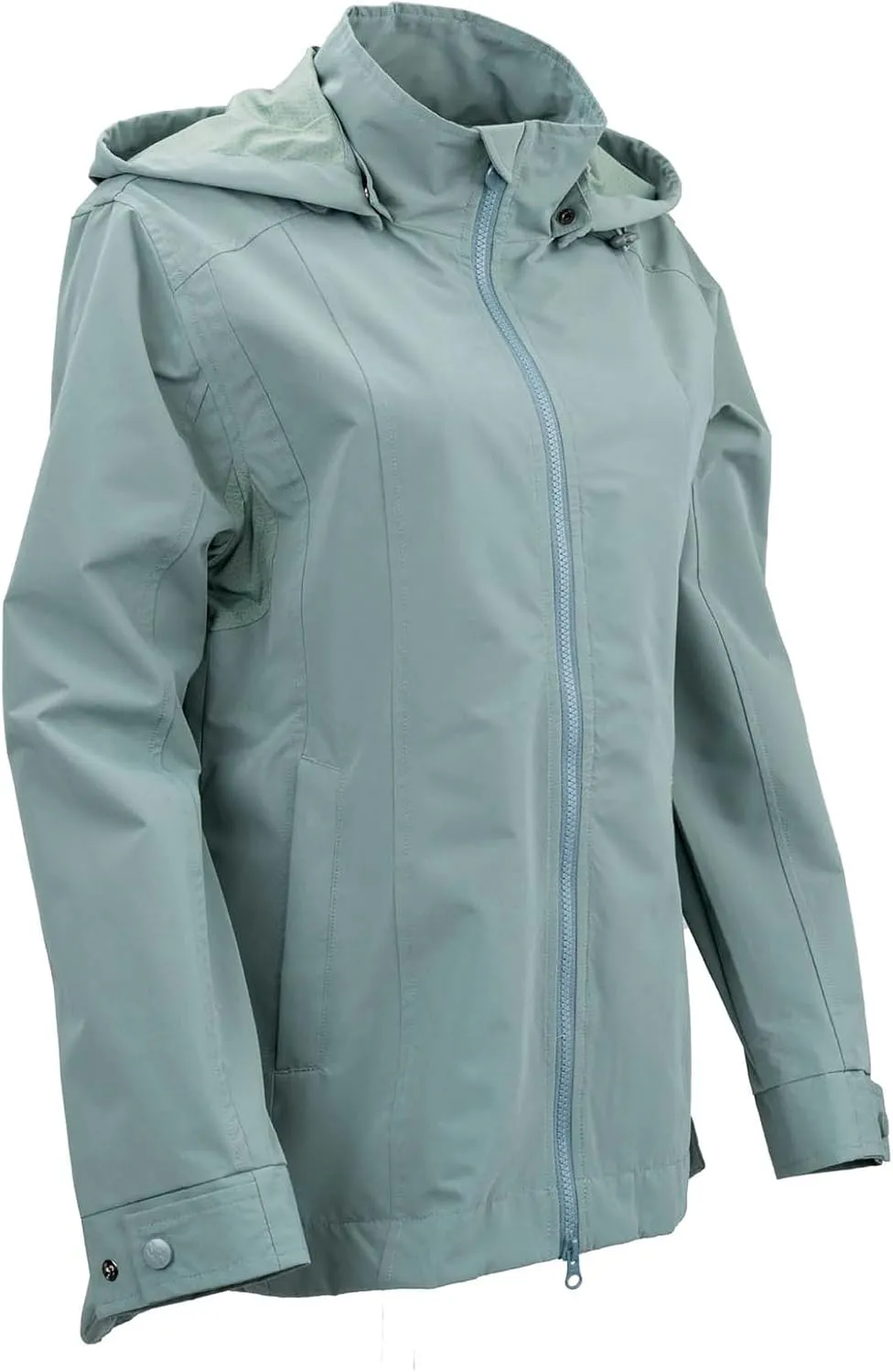 Outback Trading Company Women's Hattie Lightweight Water-Resistant Breathable Casual Outdoor Rain Jacket w/Detachable Hood