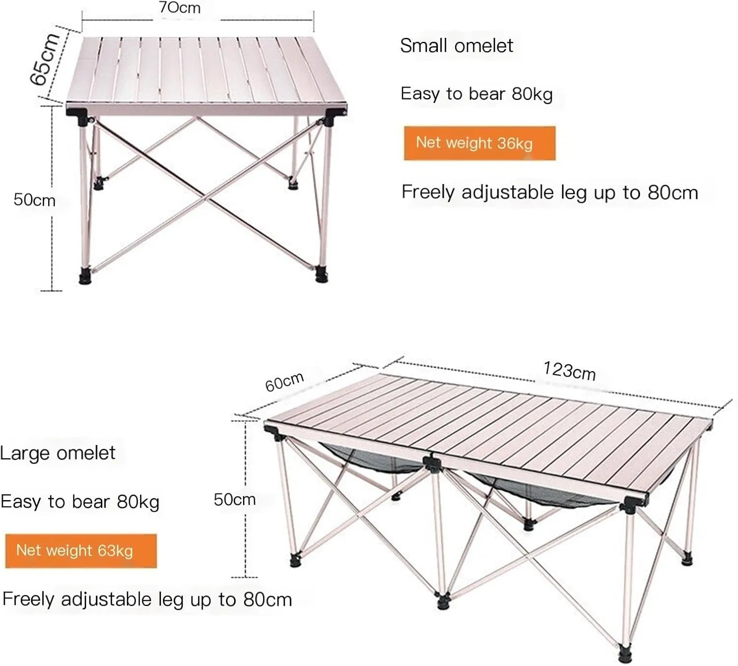 Outdoor Folding Portable Table, Camping Egg Roll Table, Household Aluminum Alloy Barbecue Picnic Telescopic Table 颜色 : Small Table 2house Chair  4 House Chair