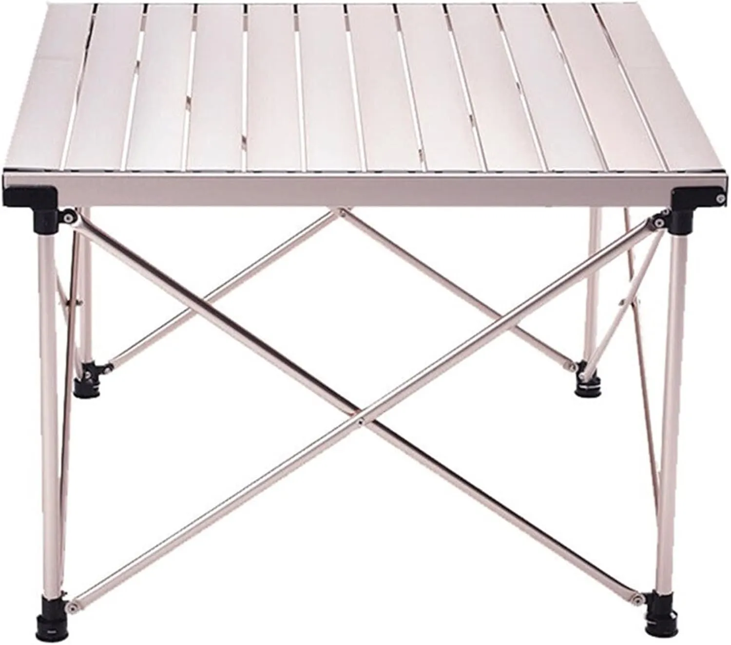 Outdoor Folding Portable Table, Camping Egg Roll Table, Household Aluminum Alloy Barbecue Picnic Telescopic Table 颜色 : Small Table 2house Chair  4 House Chair