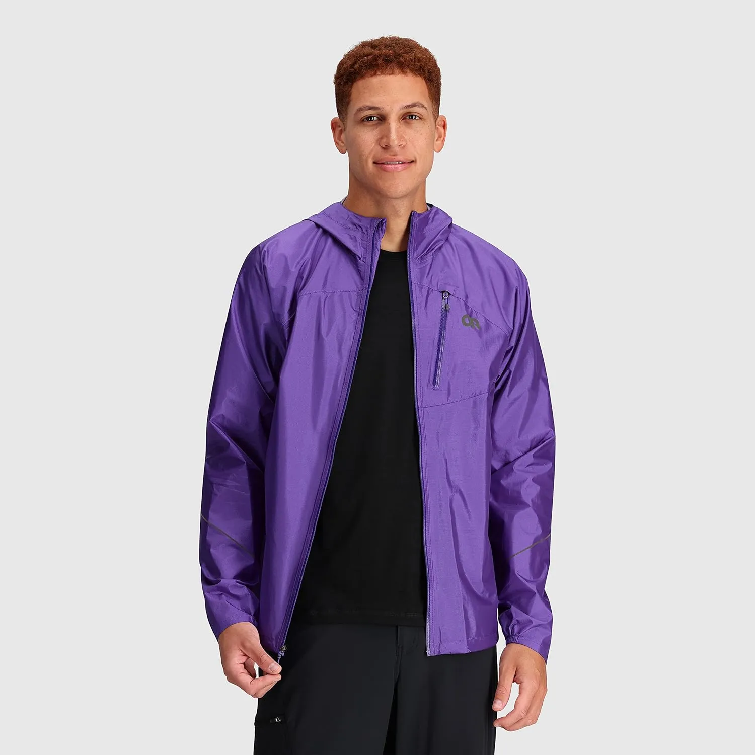 Outdoor Research Men's Helium Rain Jacket – Breathable Weatherproof Jacket