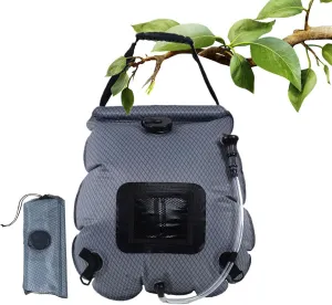 Outdoor Shower Bag - Leakproof Lightweight Portable Shower Bag | Hot Water System, Survival Gear and Equipment for Climbing, Travel, Outdoor, Hiking