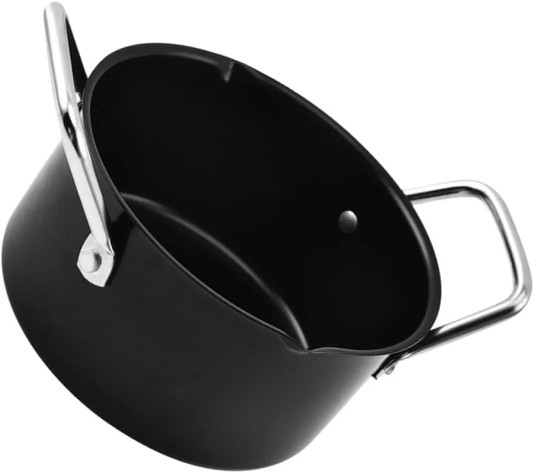 Outdoor Stew Pot Camping Cookware Carbon Steel Soup Pot Stew Soup Pan Set
