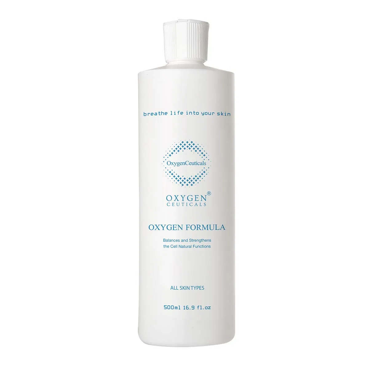 Oxygen Formula – Professional-Grade Liquid Serum for Oxygen Facial Therapy, 16.9 fl. oz (500ml)