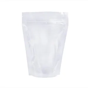 PABCK 100 Pack (Outside Size 3.9x5.9 inch)(Inside Size 3.54x3.66 inch) Clear Resealable Stand Up Bags Heat Seal Zipper Lock Leakproof Storage Pouch for Zip Food Storage Lock Packaging with Tear Notch