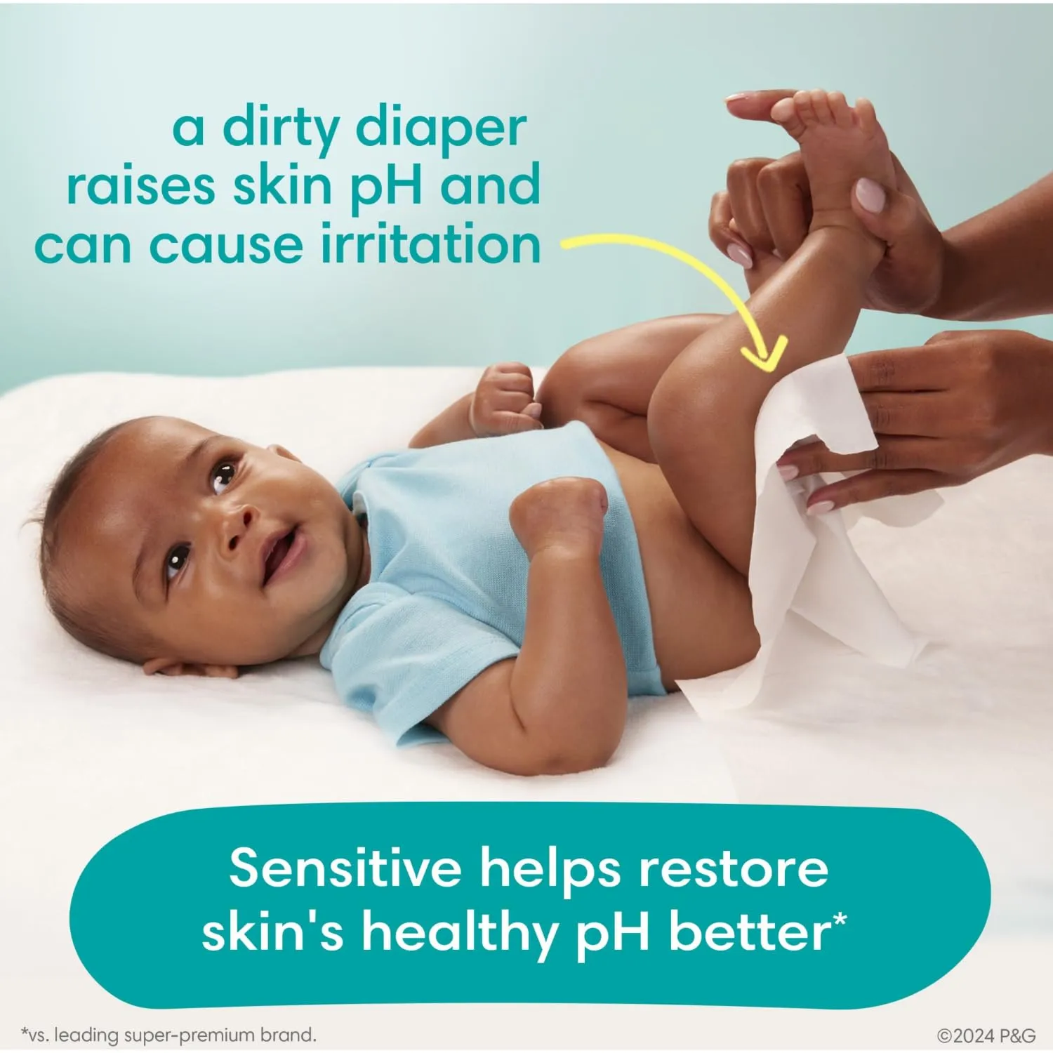 Pampers Easy Ups Pull On Training Underwear Boys, 5T-6T, 2 Month Supply (2 x 84 Count) with Sensitive Water Based Baby Wipes 12X Multi Pack Pop-Top and Refill (1008 Count)