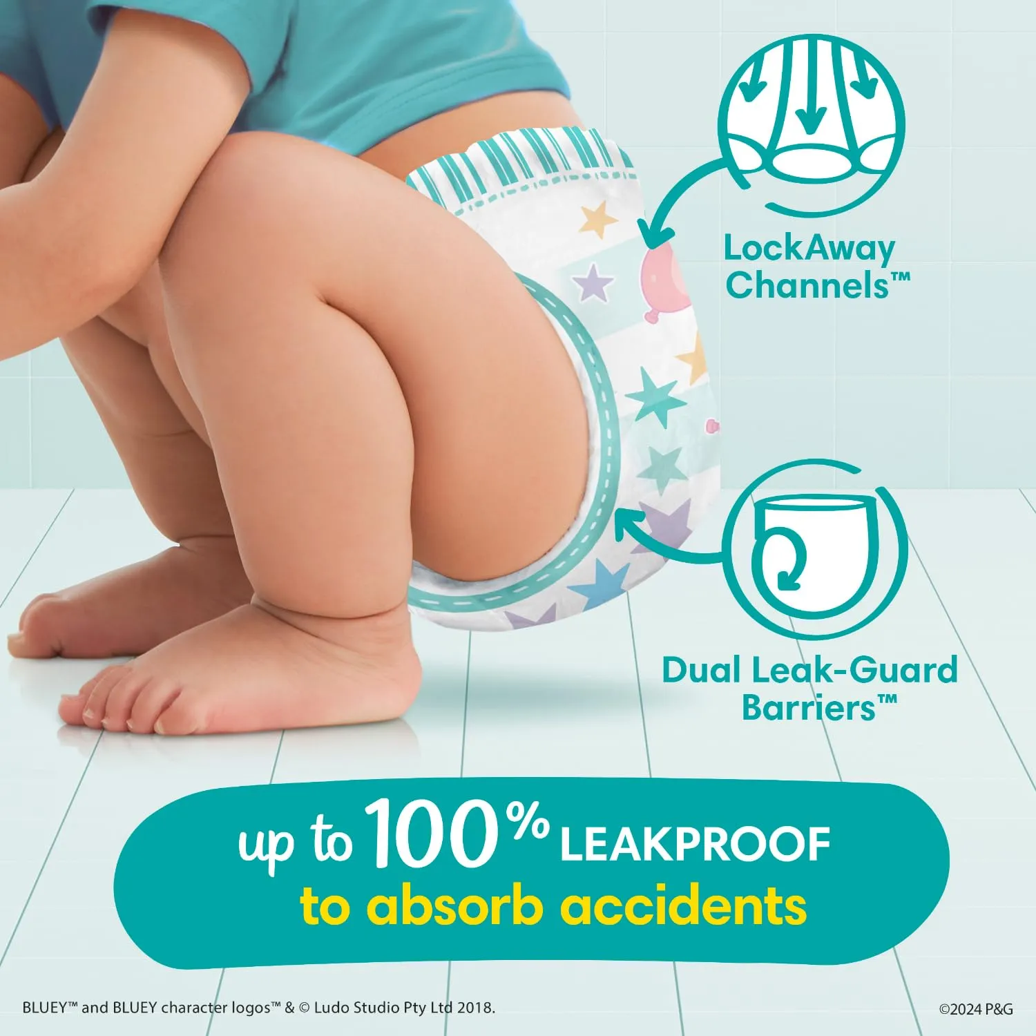 Pampers Easy Ups Pull On Training Underwear Boys, 5T-6T, 2 Month Supply (2 x 84 Count) with Sensitive Water Based Baby Wipes 12X Multi Pack Pop-Top and Refill (1008 Count)