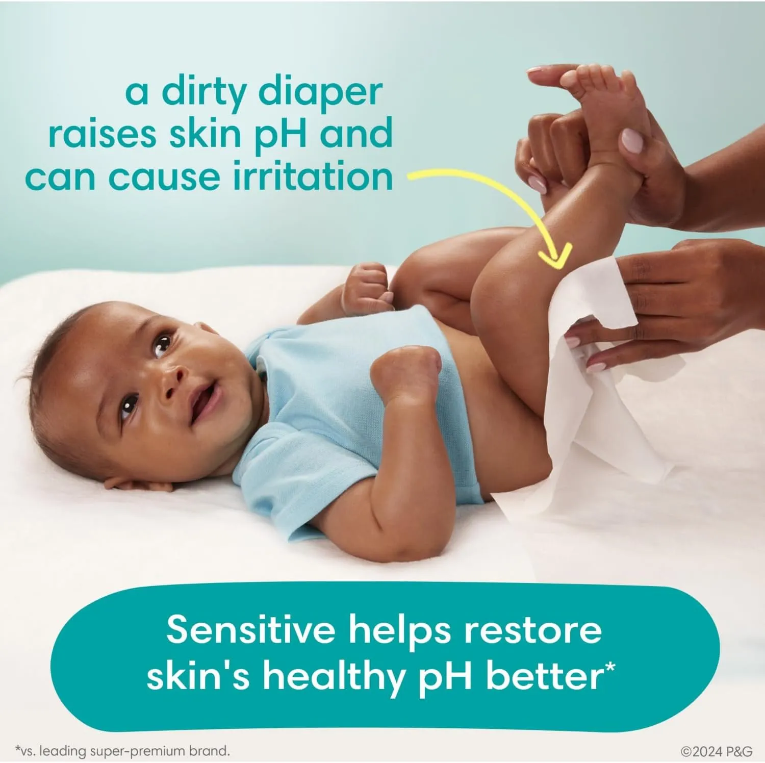 Pampers Easy Ups Pull On Training Underwear Girls, 5T-6T, 2 Month Supply (2 x 84 Count) with Sensitive Water Based Baby Wipes 12X Multi Pack Pop-Top and Refill (1008 Count)