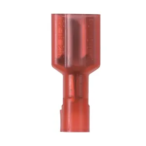 Panduit DNF18-250FI-L Female Disconnect, Nylon Fully Insulated, metal sleeve, 22 - 18 AWG, .250 by .032-Inch Tab Size, Funnel Entry, Red (50-Pack)