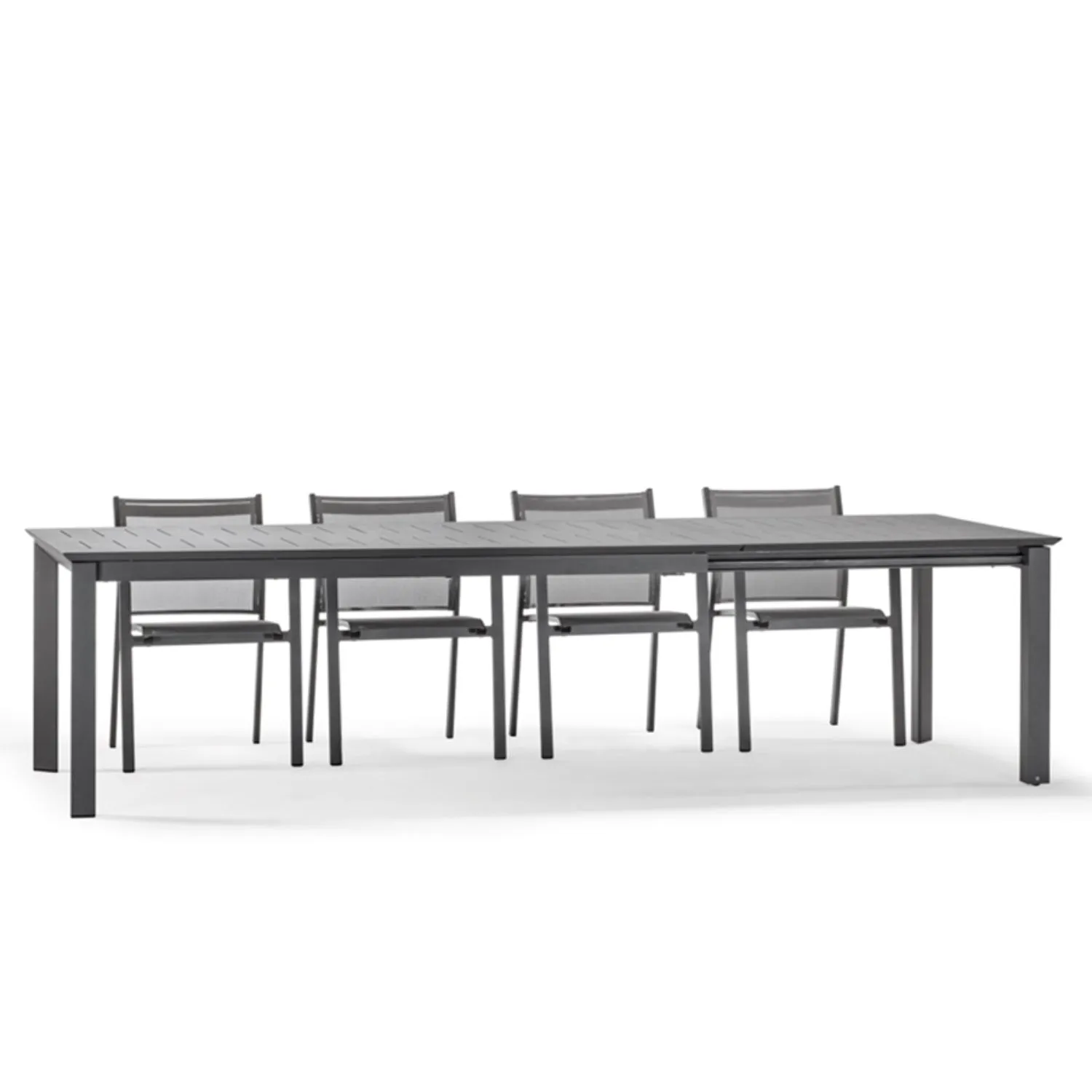Panera 160 Extendable Outdoor Dining Table – Modern Italian Aluminium Design