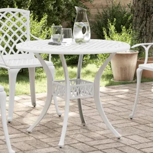 Patio Table Garden Outdoor Balcony Backyard Furniture Cast Aluminum