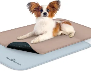 Paw Inspired Washable Crate Liners for Dogs (2 Pack) | Leakproof, Non-Slip Pee Pads for 30-Inch Kennels | Reusable Puppy Pads for Potty Training, Whelping, Waterproof Mat (29"x18" Size, Pack of 2)