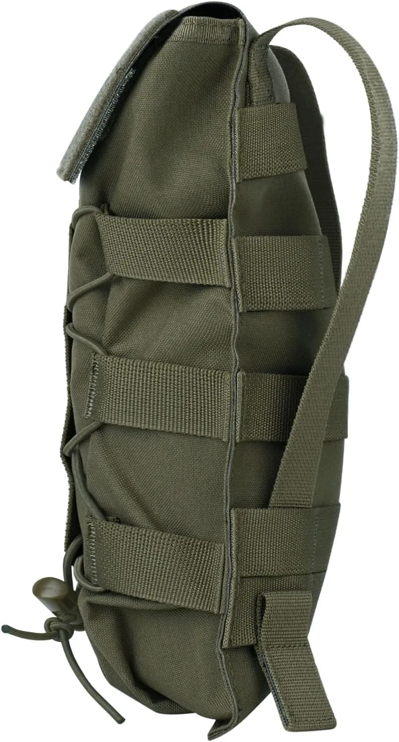 PETAC GEAR 1.5L / 3L Tactical Hydration Pack，Molle Carrier Pouch for 50 oz /100 oz Hydration Bladder Daypack Water Backpack.