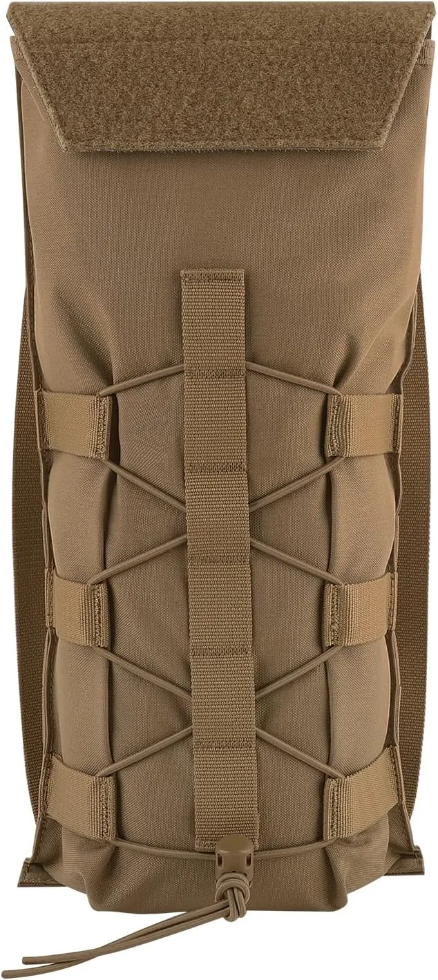 PETAC GEAR 1.5L / 3L Tactical Hydration Pack，Molle Carrier Pouch for 50 oz /100 oz Hydration Bladder Daypack Water Backpack.