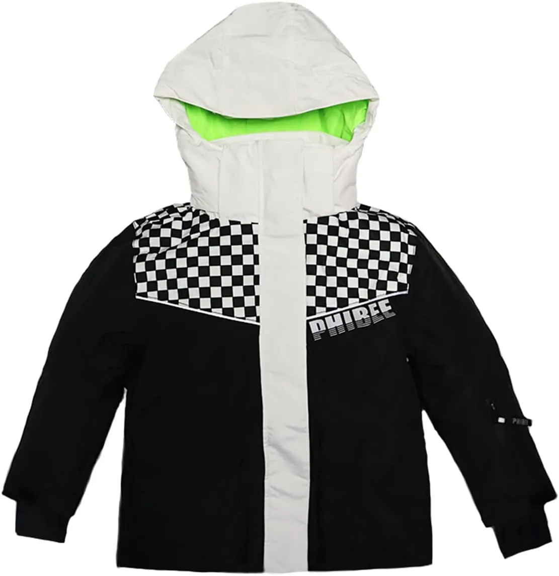 PHIBEE Big Boys' Waterproof Breathable Outdoor Warm Snowboard Ski Jacket