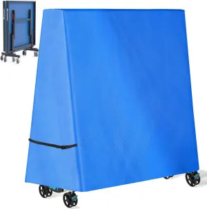 Ping Pong Table Cover 600D Heavy Duty Waterproof for Outdoor & Indoor Foldable 9 x 5 FT Folding Table Tennis Tables